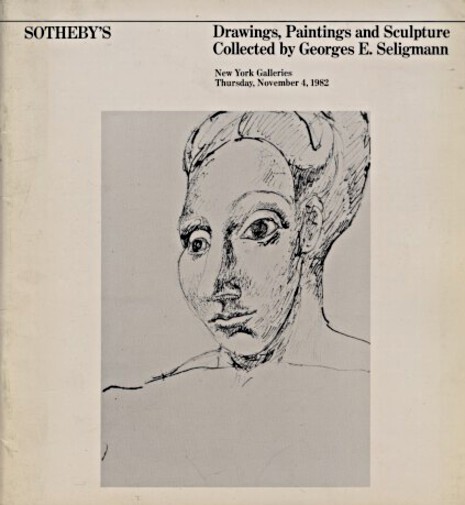 Sothebys 1982 George Seligmann Collection Drawings, Paintings