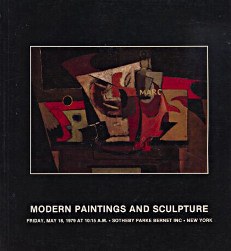 Sothebys 1979 Modern Paintings, Drawings & Sculpture