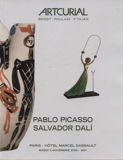 Artcurial 2009 Pablo Picasso, Salvador Dali, Paintings, Ceramics
