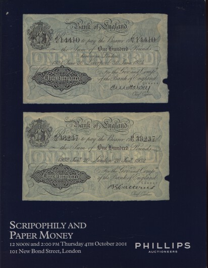 Phillips 2001 Scripophily and Paper Money