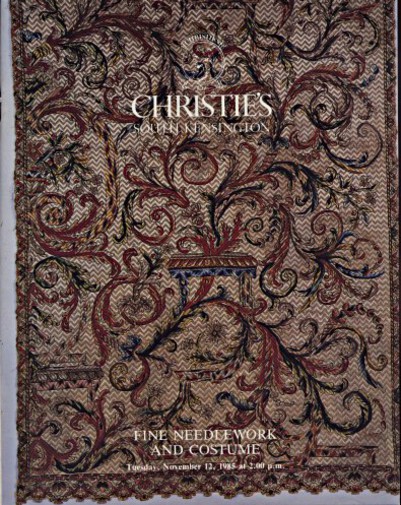 Christies 1985 Fine Needlework and Costume