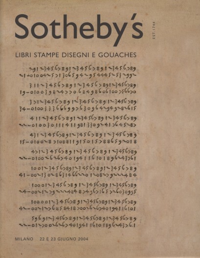 Sothebys 2004 Books, Drawings and Watercolours