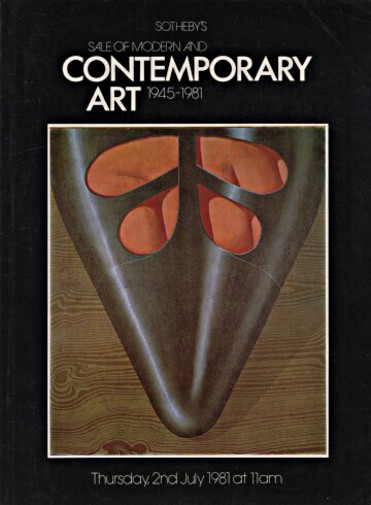 Sothebys July 1981 Modern & Contemporary Art