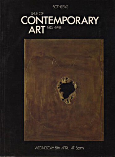 Sothebys 1978 Contemporary Art