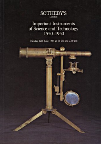 Sothebys 1984 Important Instruments of Science & Technology