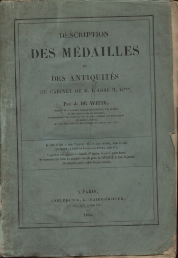 Witte 1856 Medals & Antiquities from the Abbe H G... collection - Click Image to Close