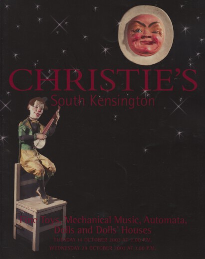 Christies 2003 Toys, Mechanical Music, Automata, Dolls - Click Image to Close