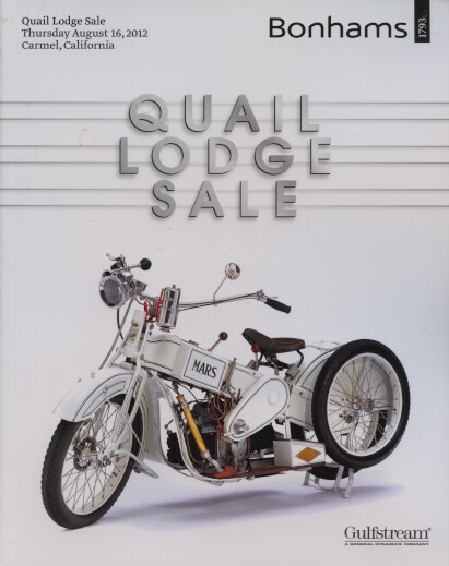 Bonhams 2012 Automobilia and Motorcycles (Digital only)