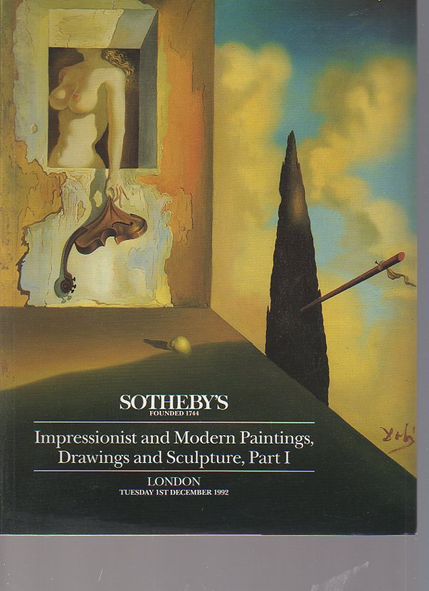Sothebys 1992 Impressionist & Modern Paintings Part I