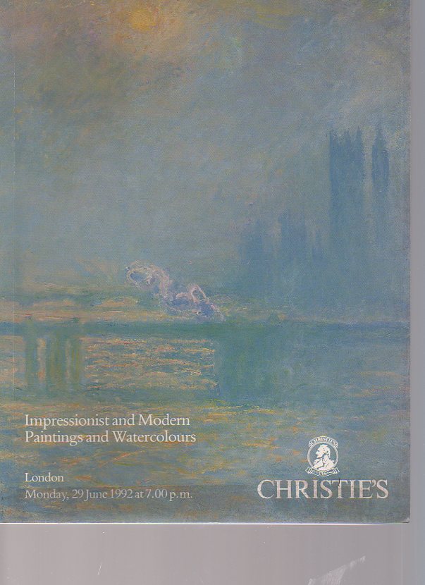 Christies 1992 Impressionist & Modern Paintings, Watercolours