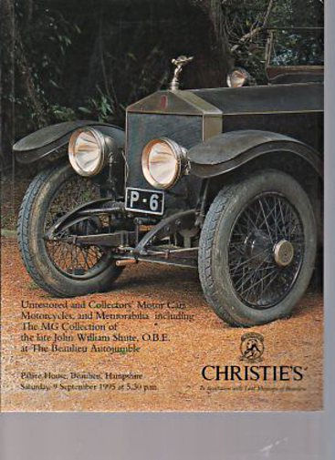 Christies 1995 Unrestored & Collectors Motor Cars, Motorcycles (Digital only)