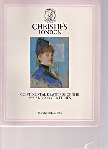 Christies June 1985 Continental Drawings of the 19th & 20th Centuries