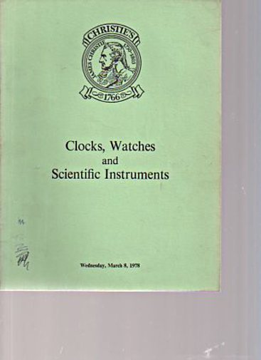 Christies March 1978 Clocks, Watches & Scientific Instruments