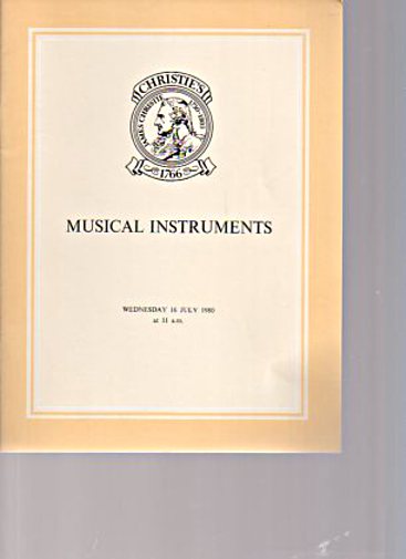 Christies 1980 Musical Instruments