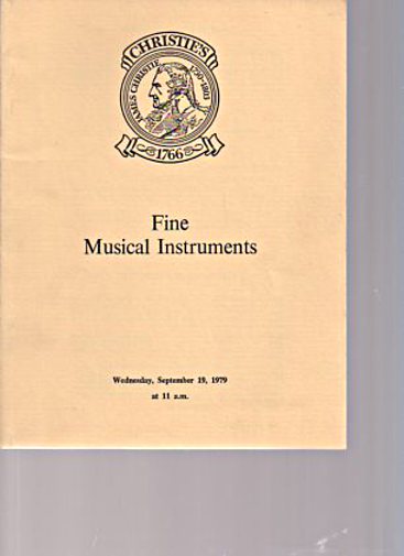 Christies September 1979 Fine Musical Instruments (Digital only)