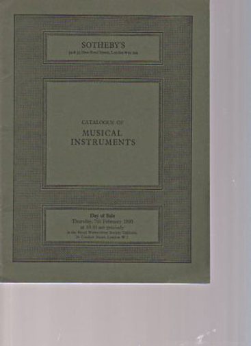Sothebys February 1980 Musical Instruments