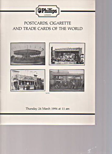 Phillips 1994 Postcards, Cigarette & Trade Cards of the World