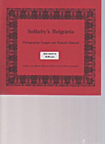 Sothebys March 1980 Photographic Images and Related Material (Digital only)