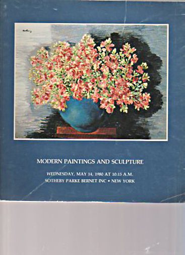 Sothebys 1980 Modern Paintings, Sculpture