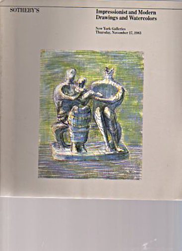 Sothebys 1983 Impressionist & Modern Drawings, Watercolours