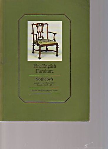 Sothebys 1983 Fine English Furniture