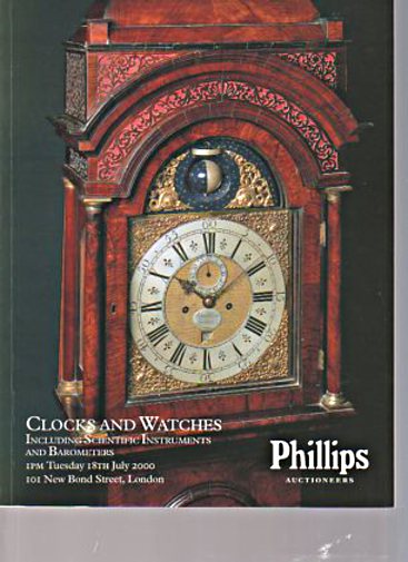 Phillips 2000 Clocks & Watches, Scientific Instruments