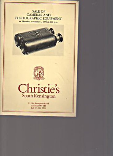 Christies November 1979 Cameras & Photographic Equipment
