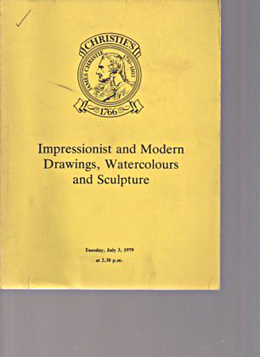 Christies 1979 Impressionist & Modern Drawings, Watercolours - Click Image to Close