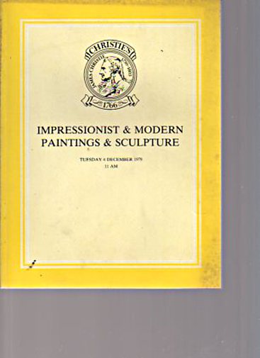 Christies December 1979 Impressionist & Modern Paintings (Digital only)