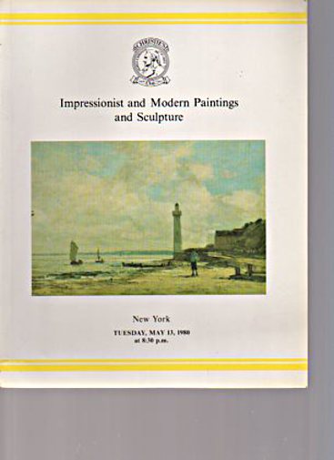 Christies May 1980 Impressionist & Modern Paintings, Sculpture