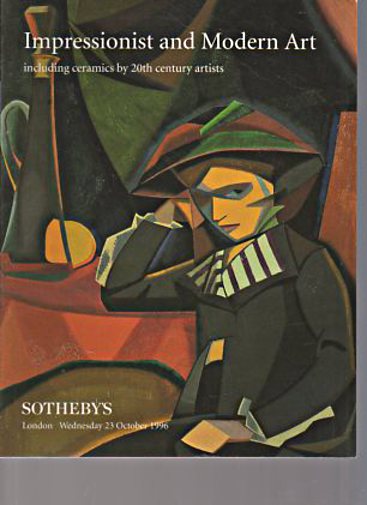 Sothebys 1996 Impressionist & Modern Art Part & Ceramics