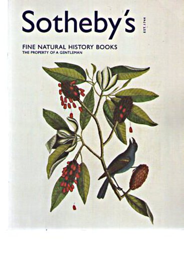 Sothebys 2001 Fine Natural History Books