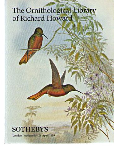 Sothebys 1999 Ornithological Library of Richard Howard