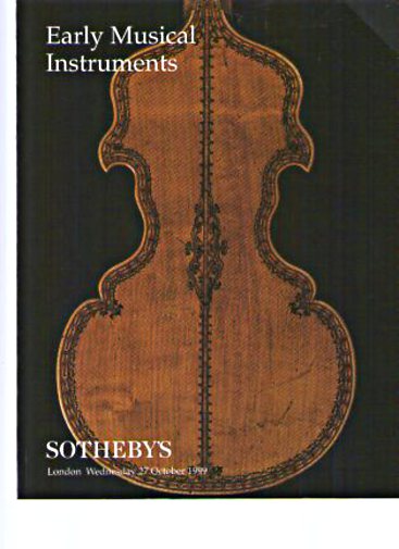 Sothebys 1999 Early Musical Instruments