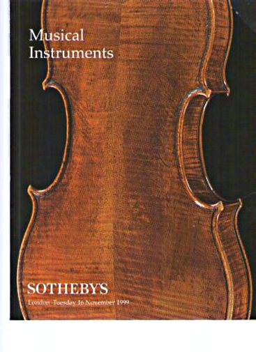 Sothebys November 1999 Musical Instruments