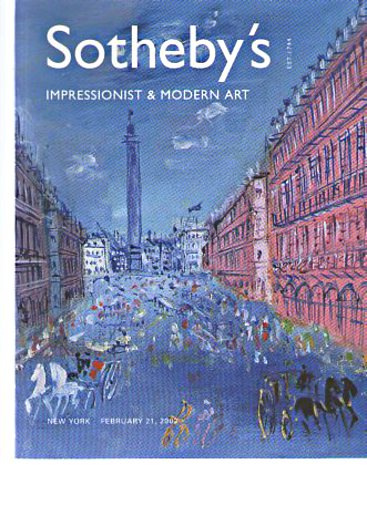 Sothebys February 2002 Impressionist & Modern Art