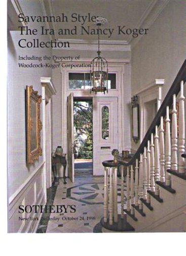 Sothebys 1998 Savannah Style: Koger Collection English Furniture