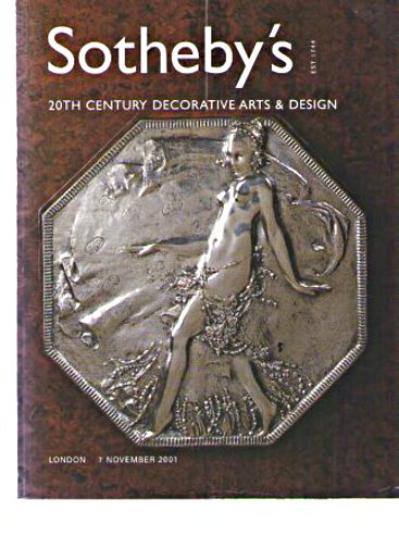 Sothebys 2001 20th Century Decorative Arts & Design (Digital Only)