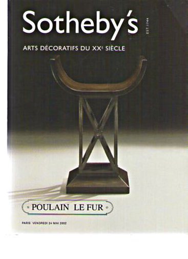 Sothebys Paris 2002 20th Century Decorative Arts