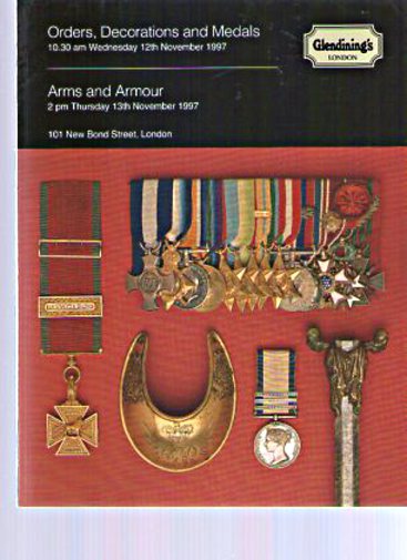 Glendinings 1997 Orders, Decorations, Medals, Arms & Armour - Click Image to Close