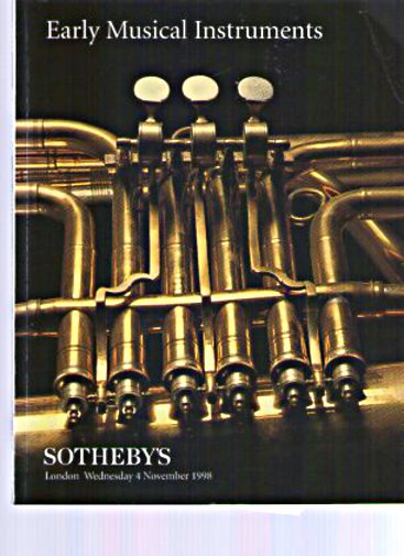Sothebys 1998 Early Musical Instruments - Click Image to Close