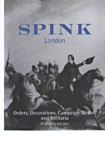 Spink 2002 Orders, Decorations, Medals, Militaria (Digital only)