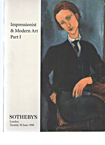 Sothebys 1998 Impressionist & Modern Art, Part I