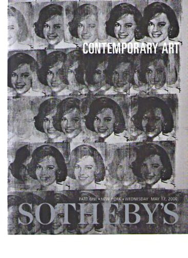 Sothebys May 2000 Contemporary Art