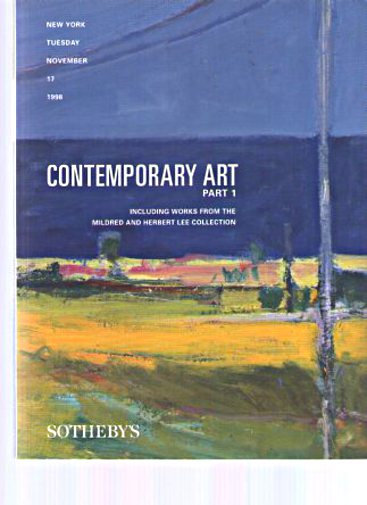 Sothebys November 1998 Contemporary Art