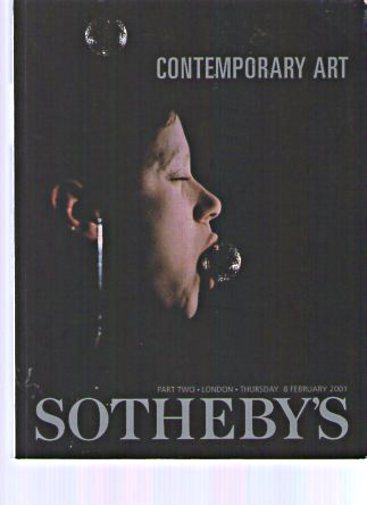 Sothebys February 2001 Contemporary Art