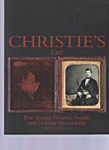 Christies 2001 Antique Firearms, Swords & Civil War Memorabilia
