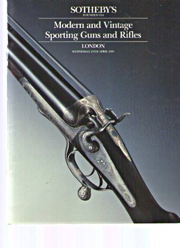 Sothebys 1991 Modern & Vintage Sporting Guns & Rifles
