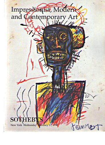 Sothebys 1999 Impressionist, Modern & Contemporary Art