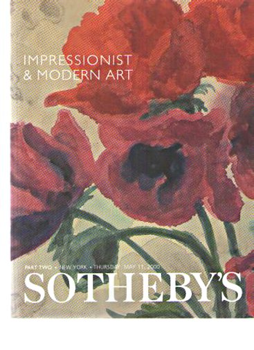 Sothebys 2000 Impressionist & Modern Art Part Two